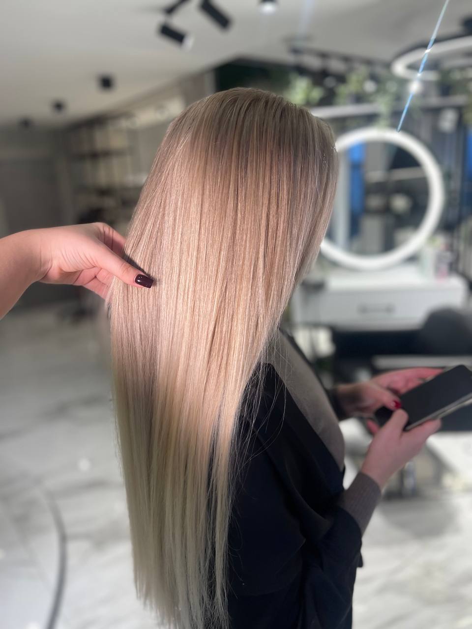 Blond hair work 8